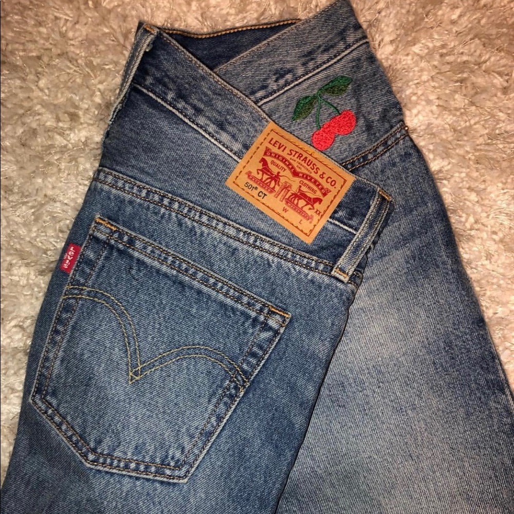 Levi’s 501 Cherry Bootcut Jeans